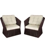 2 Poltronas Alumínio P/ Área Externa, Varanda, Jardim, Sala