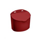Saleiro Mix 13,5 X 9 X 12,3 Cm 500 Gr Vermelho Bold Coza