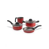 Jogo De Panelas Com 4 Peças - Ruby - Brinox Vermelho Brinox