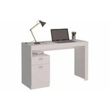 Mesa De Computador Melissa C/ 1 Porta E 1 Gaveta Branco - Permóbili