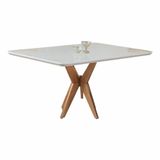 Mesa De Jantar Pandora Quadrada Tamanho 80cm