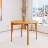 Mesa Para Sala De Jantar Redonda 4 Lugares 115cm Seiva Cabecasa Madeiramadeira