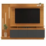 Estante Home Para Tv Até 65 Polegadas Absoluto Jcm Cinamomo / Grafite