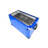 Churrasqueira Portátil Personalizada Pequena Tanque E Grelha Em Inox Via Cruz Azul - Cor: Azul