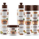 Kit Beleza Natural Explosão 7 Óleos Africanos Cabelo