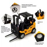 Empilhadeira Miniatura De Metal Com Fricção Forklift Coleção