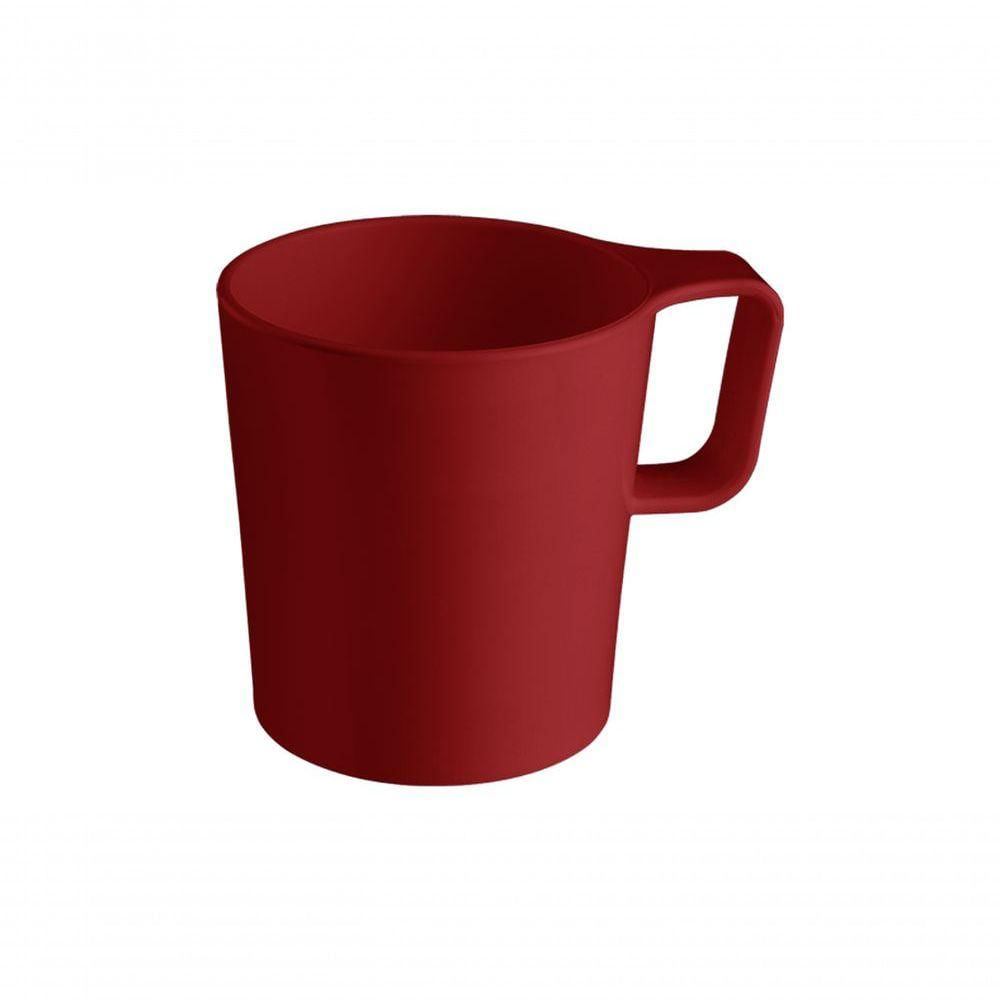 Caneca Empilhável Casual 12 X 8,3 X 11,5 Cm 250 Ml Vermelho Bold Coza