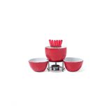 Conjunto Para Fondue 10 Peças Vermelho Brinox