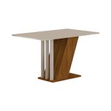 Mesa De Jantar Miami 120cm Yescasa Freijo/off
