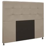 Cabeceira Queen 1,60m Zurique Suede - Pallazio Cor Bege