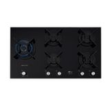 Cooktop 5q Tc Infinity Duo Gás Mesa Vidro Bivolt Fischer Preto