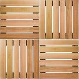 Coberta Ripado Madeira Pinus 50x50cm Resistente Para Lojas