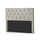 Cabeceira Cama Box Estofada Queen Prodormir Califórnia Suede Bege - Probel