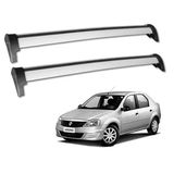 Rack De Teto Renault Logan 2007 Á 2012 Cor Prata Prata Especifico