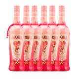 Kit 6 Garrafas Licor Africano Amarula Raspberry E Chocolate