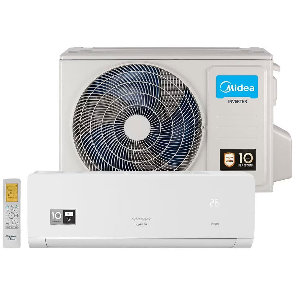 Ar-condicionado Split Springer Midea Inverter Xtreme Save Connect 42agvcc09m5 / 38agvcc09m5 Frio 9.000 Btus