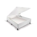 Cama Box Baú Casal Courano White New (138x188x32) - Castor