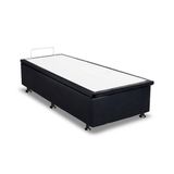 Cama Box Baú Solteiro Universal Courano Nero Black (88x188x35) - Ortobom