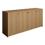 Buffet Sala De Jantar 100% Mdf 4 Portas Lia Cimol Nature Nature