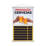 Banner Promoção Cervejas Bebidas Tabela Preços Grande