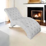 Espreguiçadeira Relaxante Para Descanso P02 Corano Branco