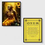 Kit 2 Quadros Decorativos Oxum 24x18cm - Com Vidro