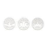 Decoração Círculos Árvore Da Vida 95cmx29cm - Cria Arte Laser Branco