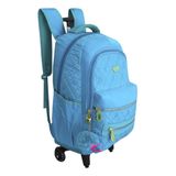Mochila Juvenil Notebook De Rodinhas Unicórnio Matelassê
