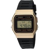 Casio Men's Data Bank Quartz Watch com alça de resina, preto, 18 (Modelo: F91WM-9A)
