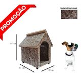 Casinha Cachorro Reciclável Casa N3 Pet Ecologica