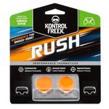 KontrolFreek Rush Performance Thumbsticks para Xbox One e Xbox Series X | | de polegares de desempenho 2 Mid-Rise, Côncave | Laranja/Branco