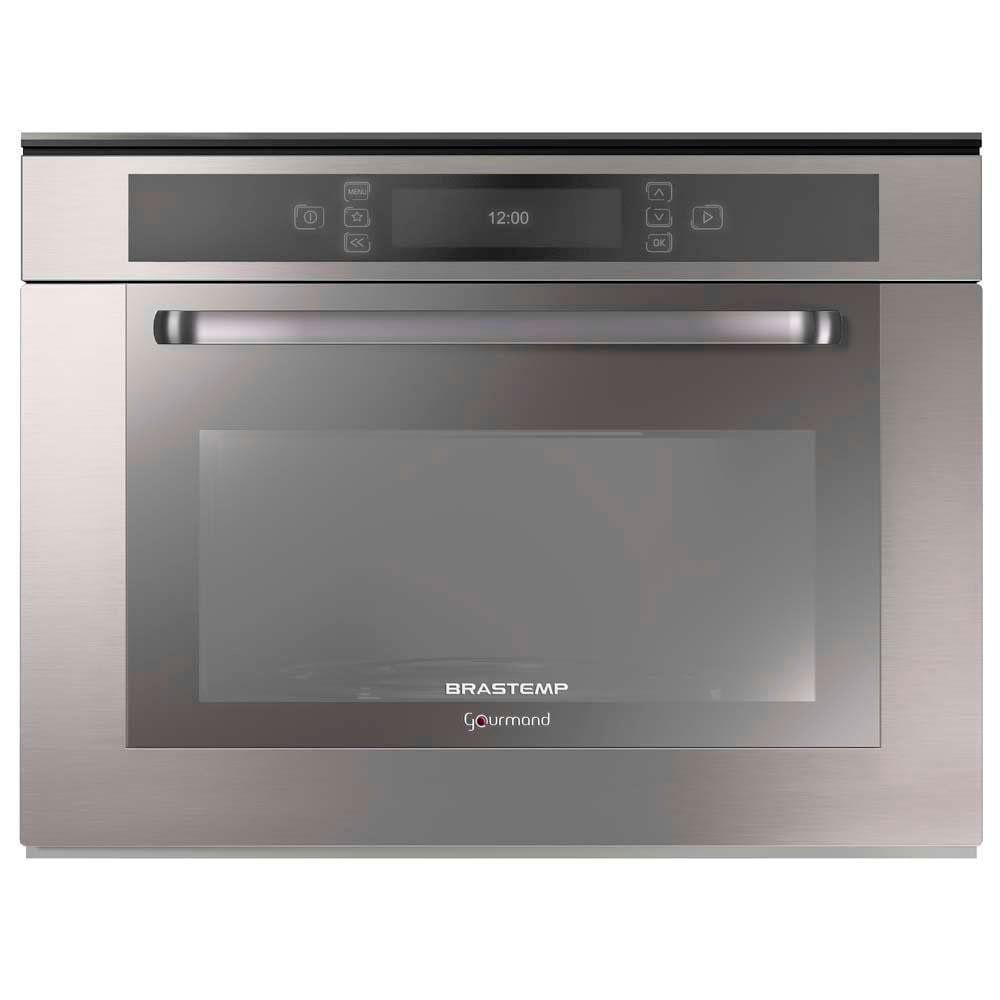 Microondas De Embutir Brastemp Gourmand 40l - Bmo40arbna Inox 220v