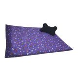 Colchonete Cama Pet 90x70 Cm Com Capa E Brinquedo