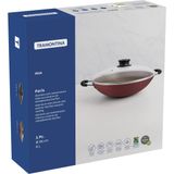 Panela Wok Antiaderente Tramontina Alumínio Paris 36cm 6 L