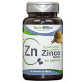 Suplemento Zinco Quelato 400mg 60 Cápsulas Nutriblue