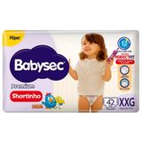 Fralda Babysec Premium Shortinho Galinha Pintadinha Hiper Tamanho Xxg - 42 Unidades