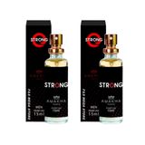 Kit 02 Perfume Masculino Strong Amakha Paris 15ml Para Bolso