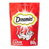 Petisco Para Gatos Dreamies Carne 80gr