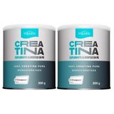 Kit 2 Creatina 100% Monohidratada Creapure Equaliv 300g