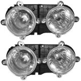 Kit 2 Farol Ford Cargo 2003 A 2006 Motorista Passageiro
