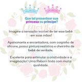 Boneca Bebe Reborn Realista Menina Loira Barbie Pode Banho