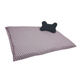 Colchonete Cama Pet 90x70 Cm Com Capa E Brinquedo