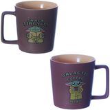 Caneca Baby Yoda Grogu Cerâmica 400ml Oficial Mandaloriano
