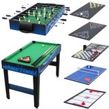 Mesa Multijogos 10 Em 1 Azul E Preto Ahead Sports