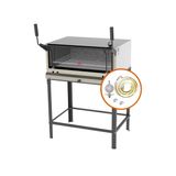 Forno Assador Refratário Lastro Pizza Pão Gás PRP-860 + Kit Gás 1kg - Progás