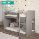 Beliche Montessoriana 100% Mdf Com Prateleira Ema Cimol Grafite Grafite