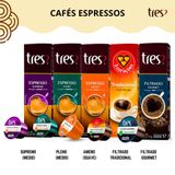 Kit 50 Cápsulas Café Tres Corações -