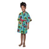 Roupao Aveludado Infantil Quimono Estampado Encanto M