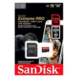 Cartão De Memória Sandisk Extreme Pro Microsdxc 128gb 200-90mb