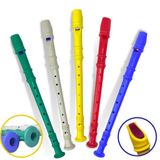 Flauta Doce Infantil Brinquedo Instrumento Plástico Barato